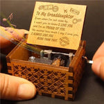 Load image into Gallery viewer, To My Granddaughter - I&#39;m So Proud Of You - Engraved Music Box
