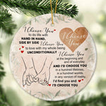 Load image into Gallery viewer, Gift For Couple - I Choose You - Ornament
