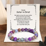 Load image into Gallery viewer, To My Sister in Christ - Stretchable Bracelet
