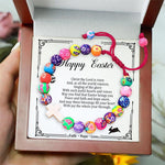 Load image into Gallery viewer, Colorful Clay Beads Easter Bracelet - Christian Cross Bracelet for Teens &amp; Women
