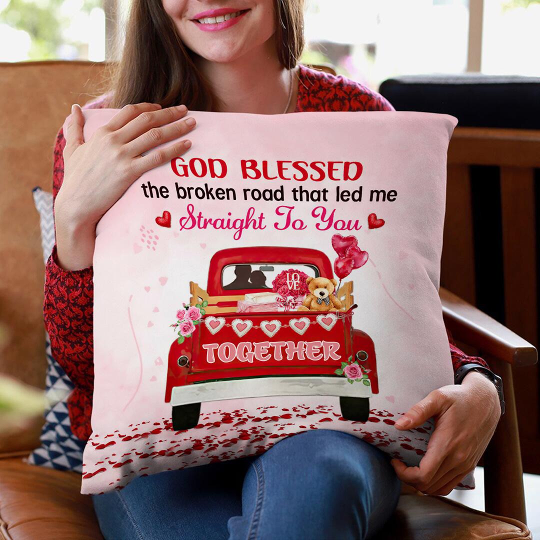 Gift For Couple - God Blessed - Pillow