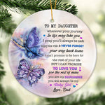 Load image into Gallery viewer, Gift For Granddaughter/Daughter - Enjoy The Ride - Ceramic Ornament
