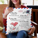 Load image into Gallery viewer, Gift For Couple - Love Letter I Choose You - Pillow
