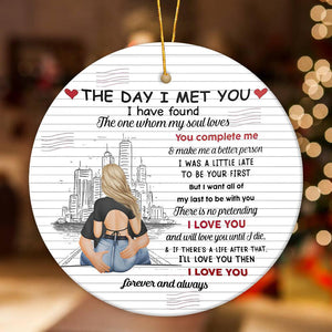 Gift For Couple - I Love You Forever And Always - Ornament