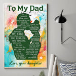 Load image into Gallery viewer, Daughter To Dad- Thank You For Your Constant Support Endless Love - Poster
