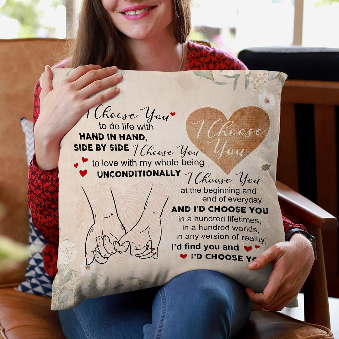 Gift For Couple - I Choose You - Pillow