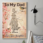 Load image into Gallery viewer, Daughter To Dad - I Know It&#39;s Not Easy For a Man To Raise A Child - Poster
