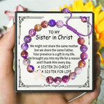 Load image into Gallery viewer, To My Sister in Christ - Christian Cross Bracelet for Teens &amp; Women
