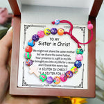 Load image into Gallery viewer, To My Sister in Christ - Colorful Clay Beads Easter Bracelet
