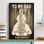 Load image into Gallery viewer, Son To Dad - I Know It&#39;s Not Easy For a Man To Raise A Child Poster
