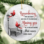 Load image into Gallery viewer, Memorial Ornament - Cardinals Winter

