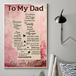 Load image into Gallery viewer, Daughter To Dad - I will always be your little girl - Poster
