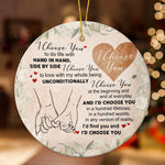 Load image into Gallery viewer, Gift For Couple - I Choose You - Ornament
