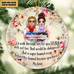 Load image into Gallery viewer, Gift For BFF - Sisters Forever - Ceramic Ornament
