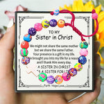 Load image into Gallery viewer, To My Sister in Christ - Colorful Clay Beads Easter Bracelet
