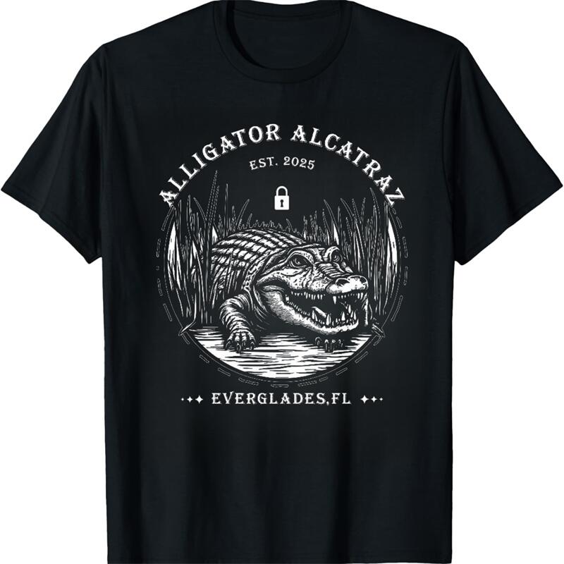 Alligator Alcatraz" - Florida Swamp Parody T-Shirt