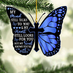 Load image into Gallery viewer, Memorial Ornament - My Mind Still Talks To You
