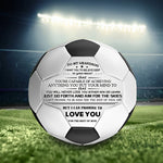 Load image into Gallery viewer, To My Grandson- You Will Never Lose- Soccer Ball
