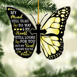 Load image into Gallery viewer, Memorial Ornament - My Mind Still Talks To You
