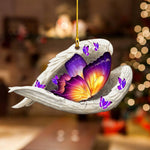 Load image into Gallery viewer, Memorial Ornament - Cute Sleeping Angel-Wing Butterfly Hanging Ornament
