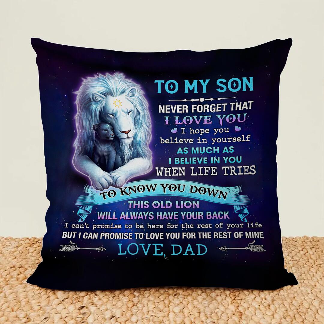 Gift For Grandson/Son - Believe in Yourself - Pillowcase