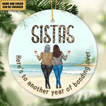 Load image into Gallery viewer, Gift For BFF - Keeping Each Other Sane - Ceramic Ornament
