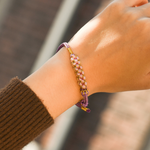 Load image into Gallery viewer, To My Granddaughter - Rest Of My Life - Blossom Knot Bracelet
