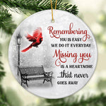 Load image into Gallery viewer, Memorial Ornament - Cardinals Winter

