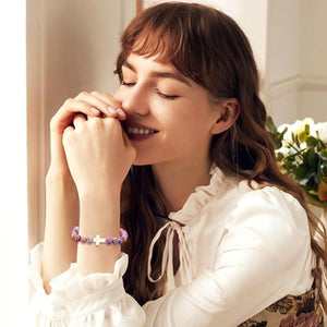 Christian Cross Bracelet for Teens & Women - Easter Basket Stuffers