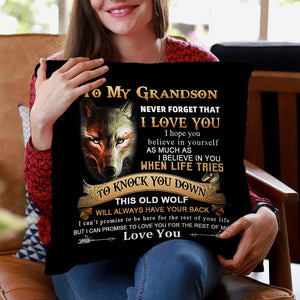 Gift For Grandson/Son - Believe in Yourself - Pillowcase
