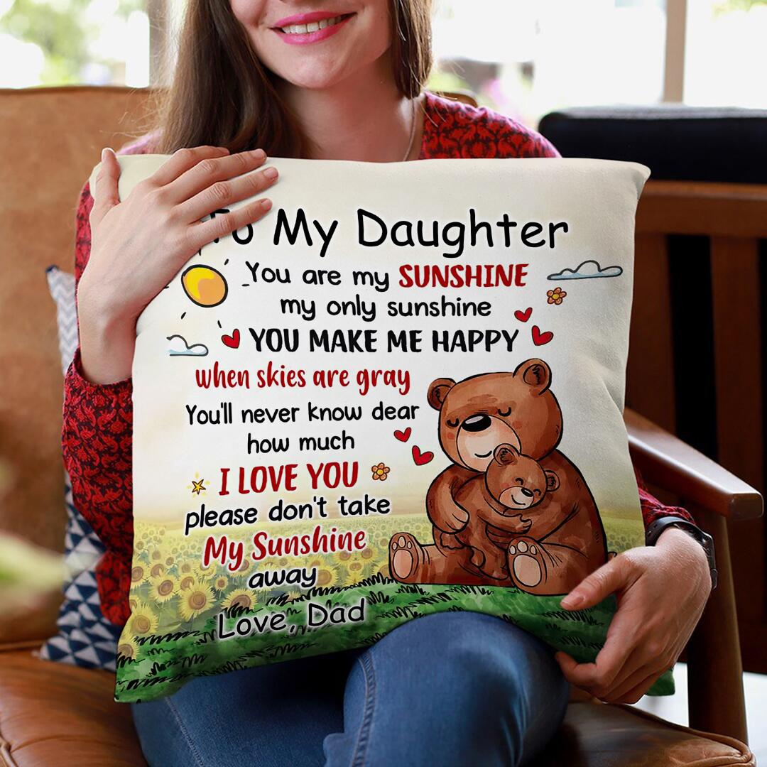 Gift For Granddaughter/Daughter - My Only Sunshine - Pillowcase