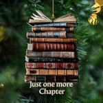 Load image into Gallery viewer, Just One More Chapter Christmas Ornament, Perfect Gift For Book Lovers

