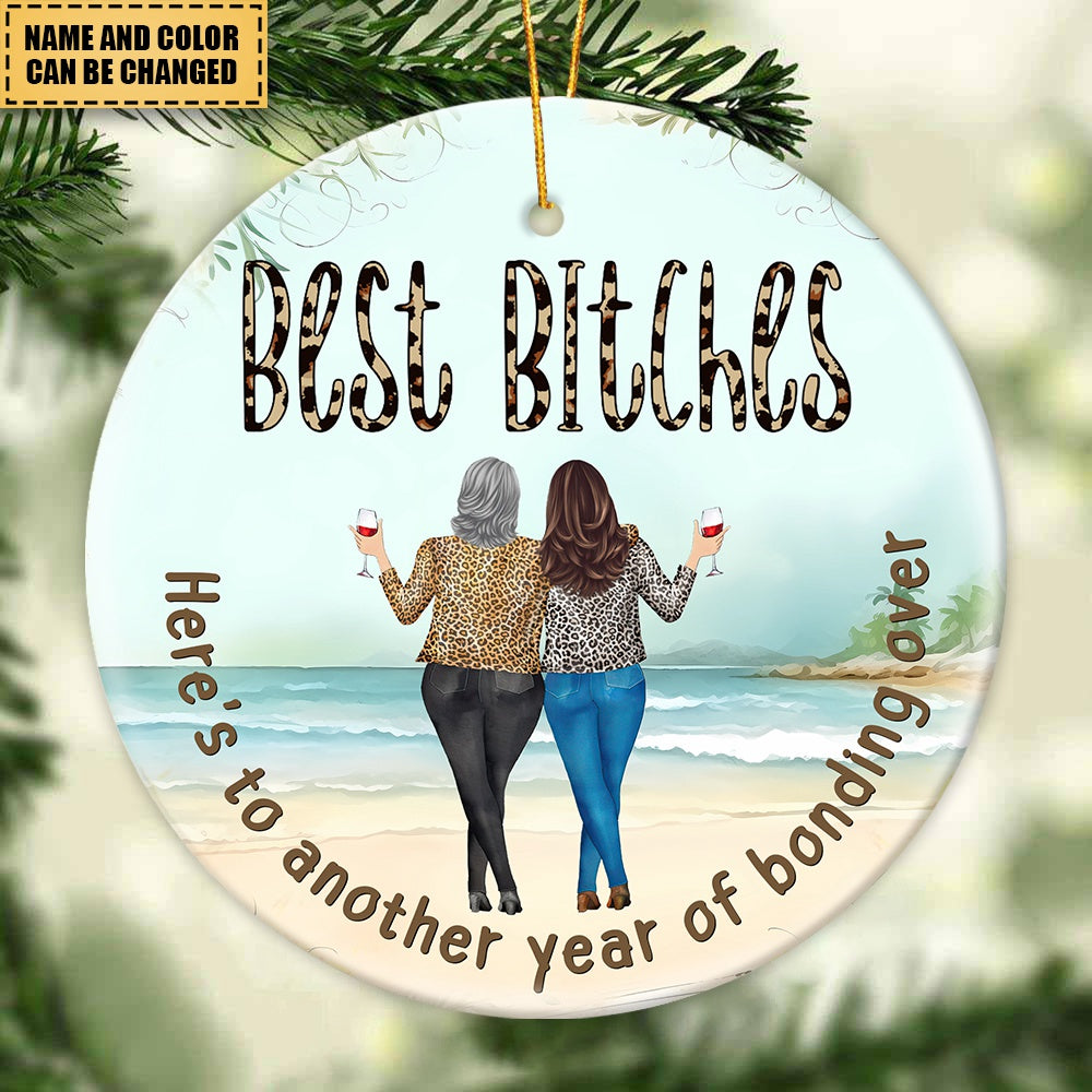 Gift For BFF - Keeping Each Other Sane - Ceramic Ornament