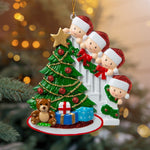 Load image into Gallery viewer, Personalized Handwritten Family Christmas Xmas Tree Decoration Ornament
