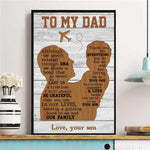 Load image into Gallery viewer, Son To Dad - Thank You For Everything You Do For Me - Poster
