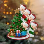 Load image into Gallery viewer, Personalized Handwritten Family Christmas Xmas Tree Decoration Ornament
