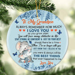 Load image into Gallery viewer, Gift For Grandson/Son - The Best Thing - Ceramic Ornament
