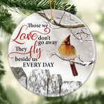 Load image into Gallery viewer, Memorial Ornament - Those We Love Don&#39;t Go Away
