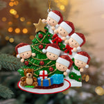 Load image into Gallery viewer, Personalized Handwritten Family Christmas Xmas Tree Decoration Ornament
