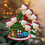 Load image into Gallery viewer, Personalized Handwritten Family Christmas Xmas Tree Decoration Ornament
