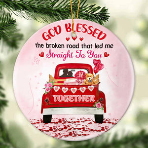 Gift For Couple - God Blessed - Ornament