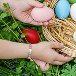 Load image into Gallery viewer, Colorful Clay Beads Easter Bracelet - Christian Cross Bracelet for Teens &amp; Women
