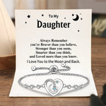 Load image into Gallery viewer, To My Granddaughter/Daughter/Niece - I Love You to the Moon and Back Bracelet
