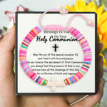 Load image into Gallery viewer, Faith Cross Bracelet - Baptism &amp; First Communion Gift for Girls &amp; Boys
