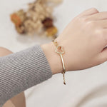 Load image into Gallery viewer, To My Daughter Forever Connected Bracelet - Infinite Love Jewelry Gift
