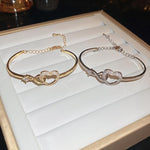 Load image into Gallery viewer, To My Daughter Forever Connected Bracelet - Infinite Love Jewelry Gift

