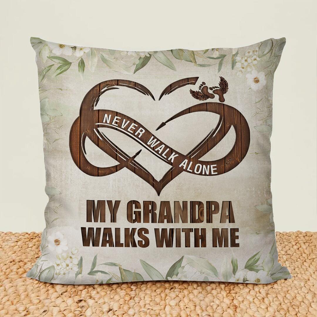 Gift For Family - Never Walk Alone - Pillow