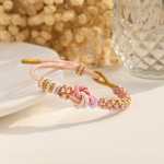 Load image into Gallery viewer, You Are My Daughter-in-Heart Peach Blossom Knot Bracelet
