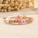 Load image into Gallery viewer, You Are My Daughter-in-Heart Peach Blossom Knot Bracelet
