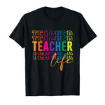 Load image into Gallery viewer, Teacher Life T-Shirt - Perfect Gift for Hardworking Teachers

